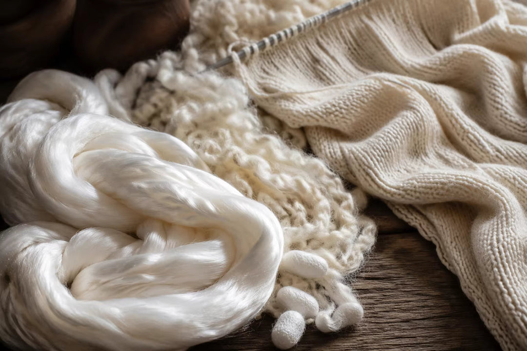Banner: Premium Silk-Wool Blend Yarn and Knitwear