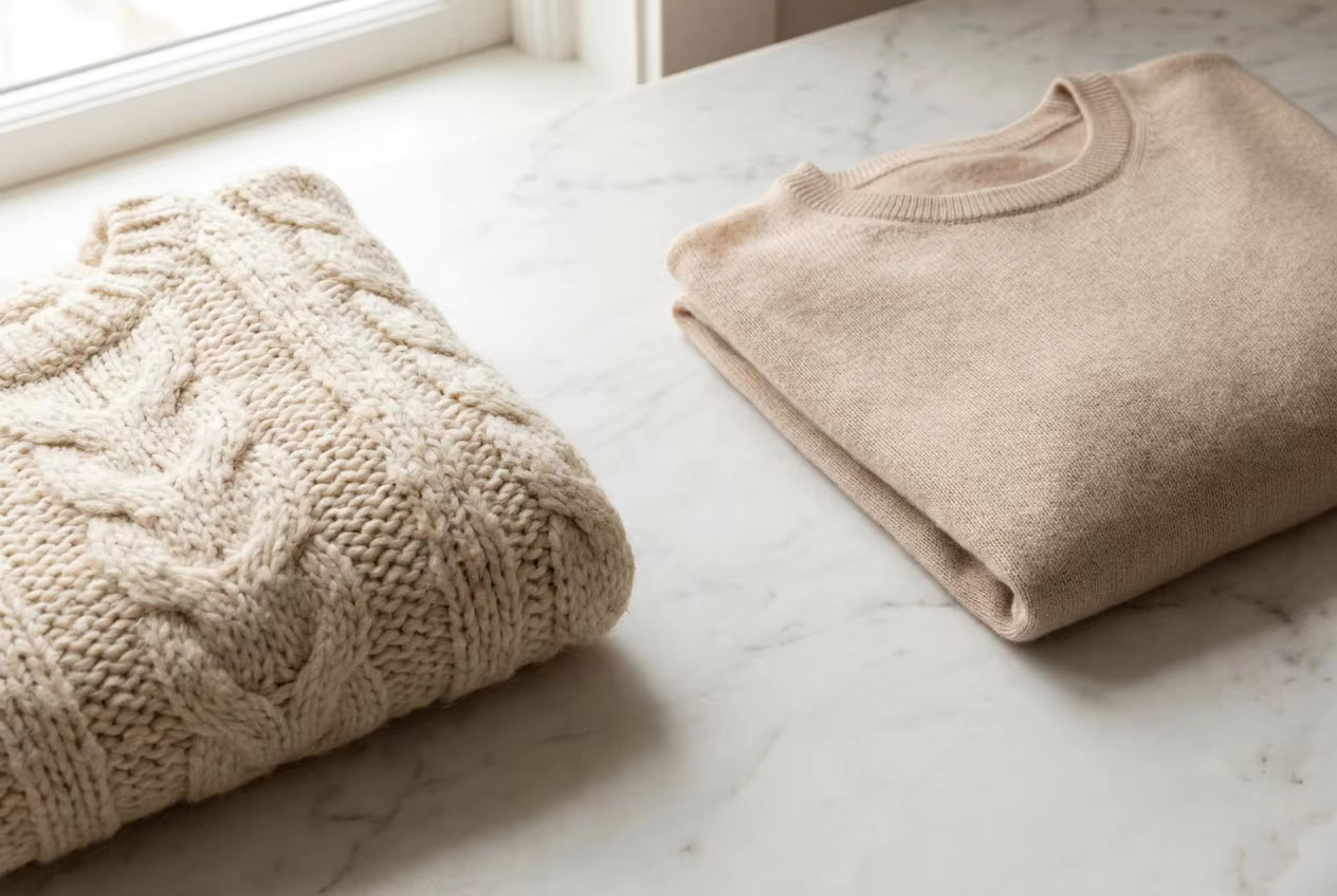 Cashmere vs. Wool: Why One is "Soft Gold" and the Other is Just Warm
