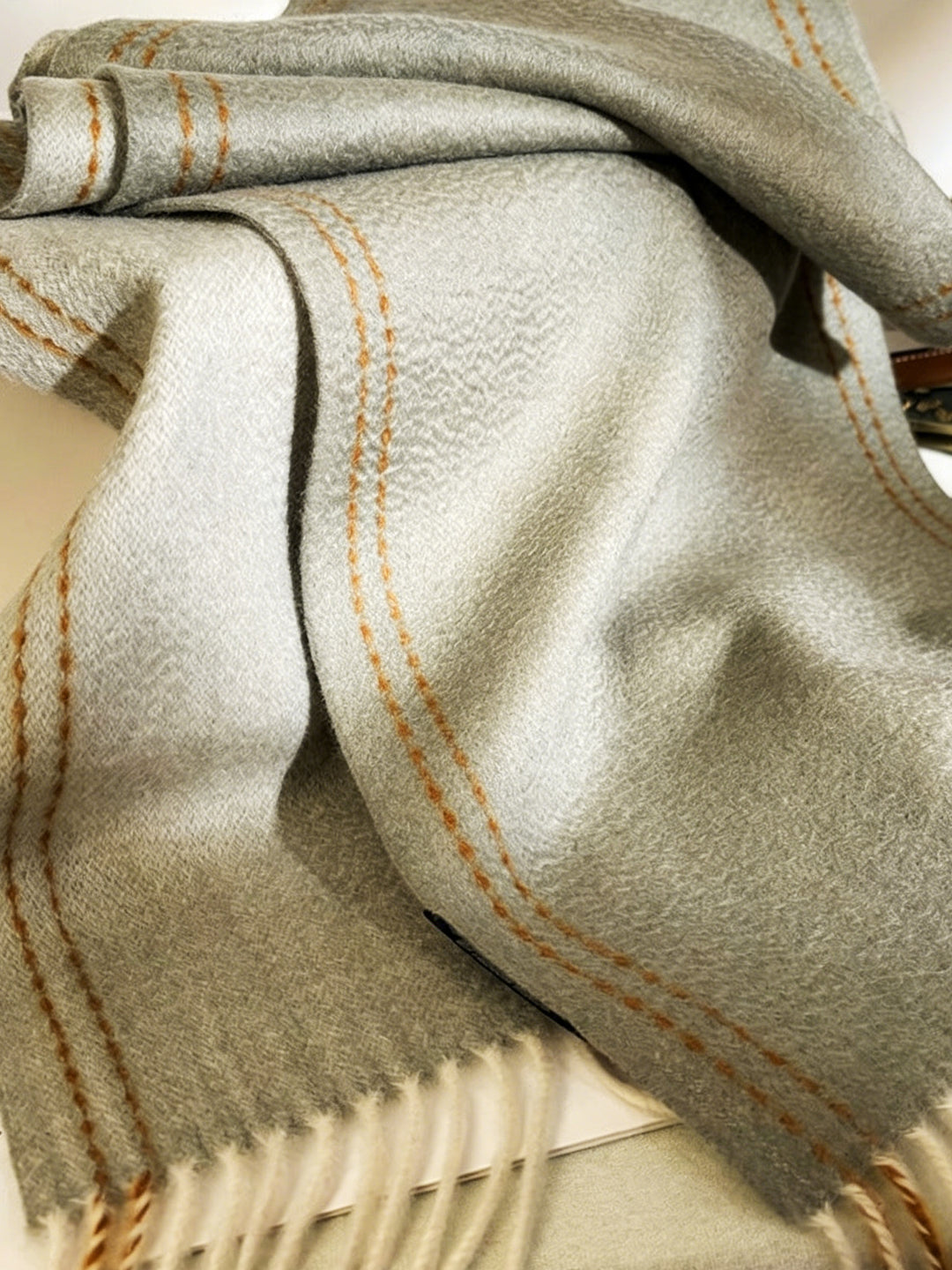 Nordic Style Thick Warm Pure Cashmere Scarf