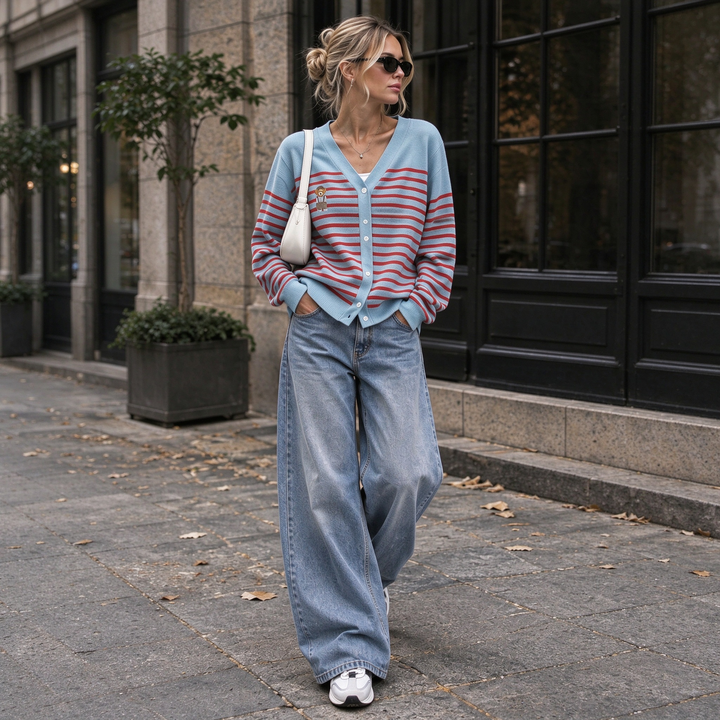 Bear Stripe Pattern - Women&