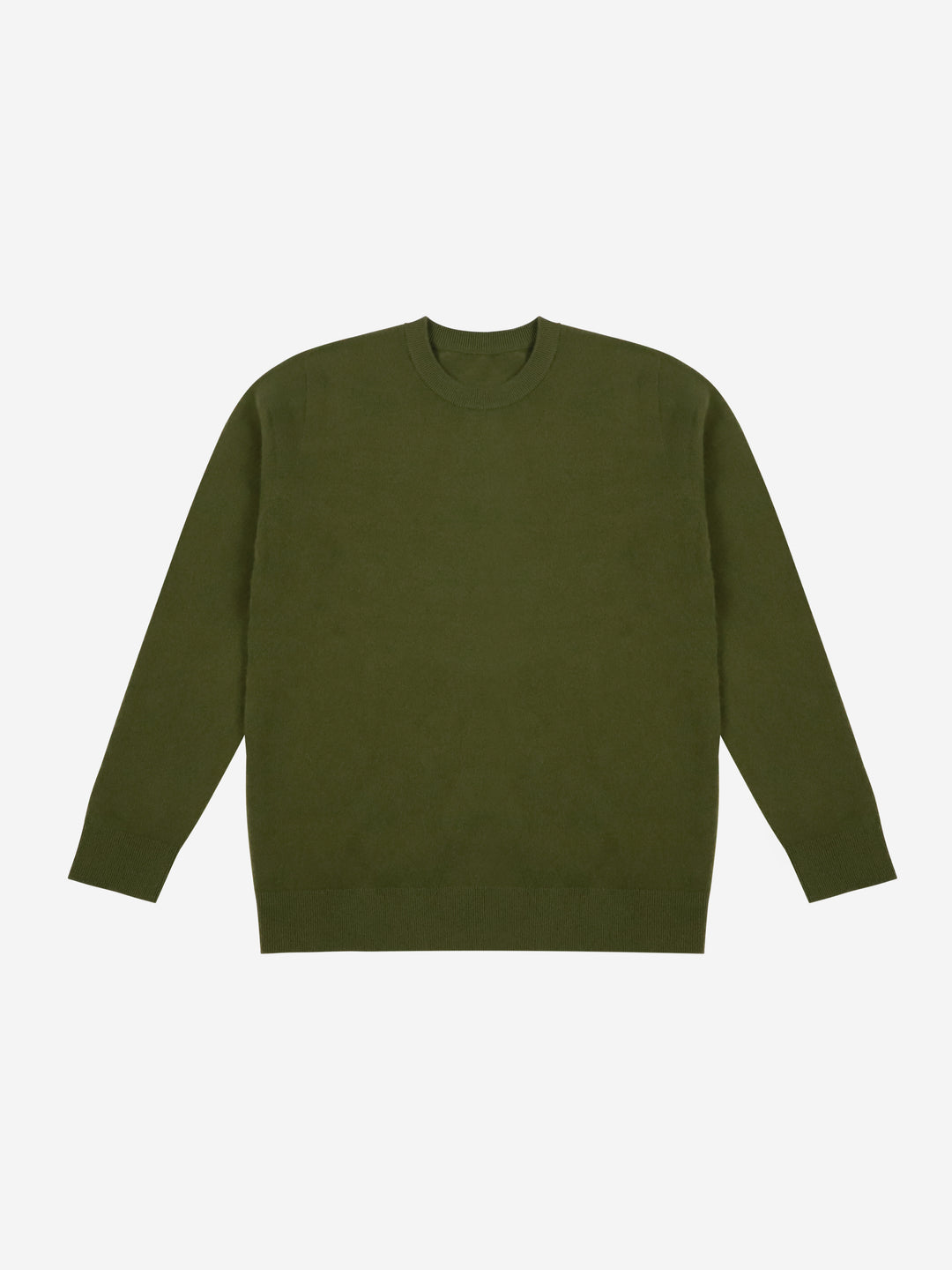 Men Premium Wool Cashmere Blend Classic Crewneck Sweater Luxury Lightweight Knit Pullover