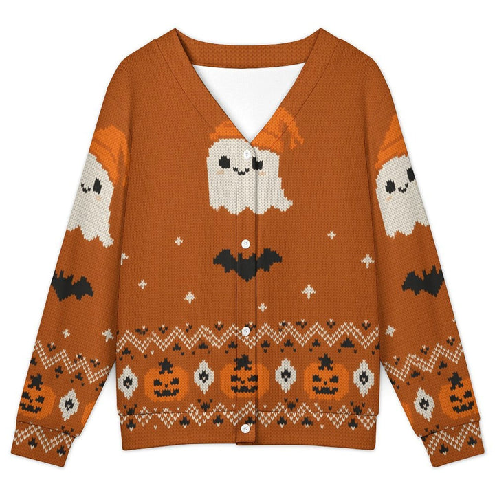 Pumpkin Ghost Bat Print - Women&
