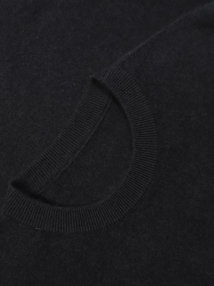 Men Premium Wool Cashmere Blend Classic Crewneck Sweater Luxury Lightweight Knit Pullover
