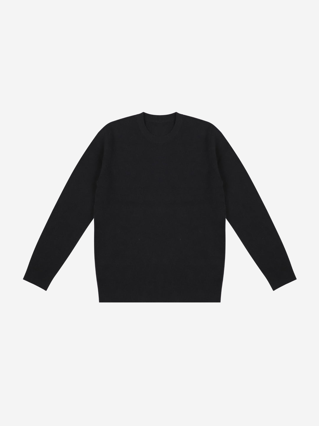 Men Premium Wool Cashmere Blend Classic Crewneck Sweater Luxury Lightweight Knit Pullover