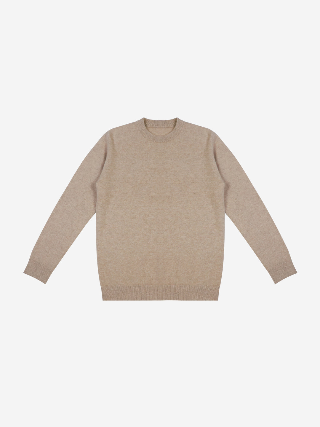 Men Premium Wool Cashmere Blend Classic Crewneck Sweater Luxury Lightweight Knit Pullover