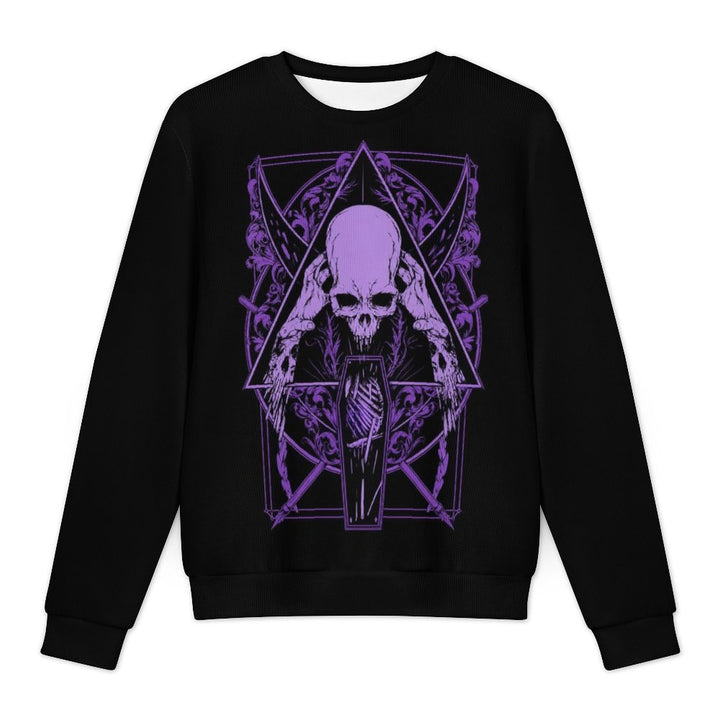 Purple Skull Allover Print - Men&