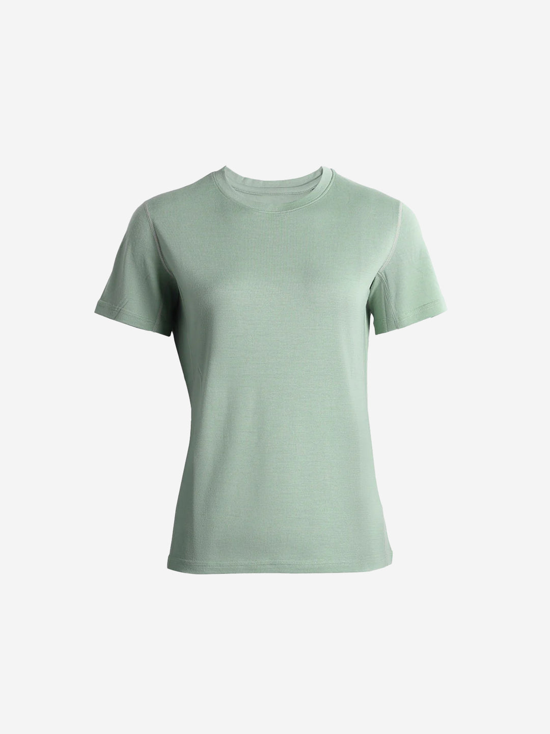 Damen Merino Wolle Schnelltrocknendes Kurzarm Sport T-Shirt Schmal Geschnitten Lauf- und Fitness-Top