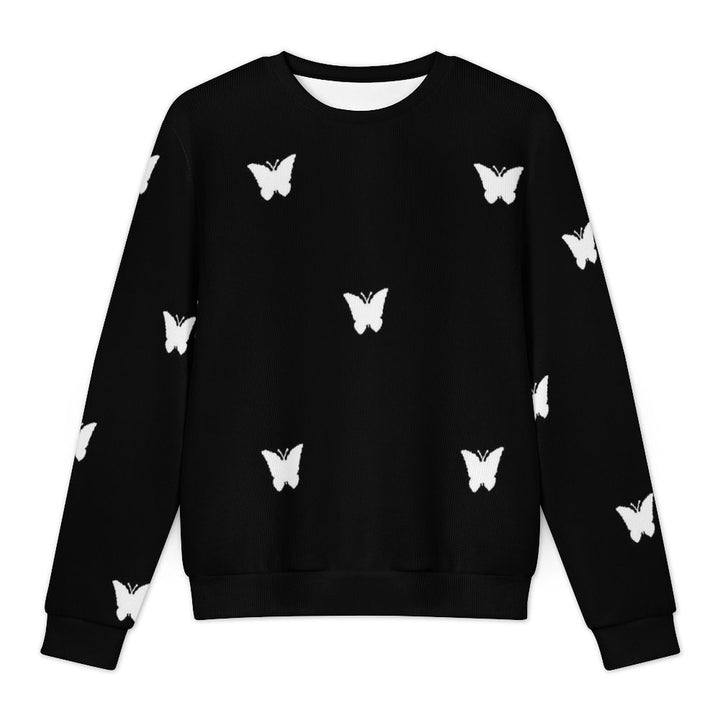 White Butterfly Print - Men&
