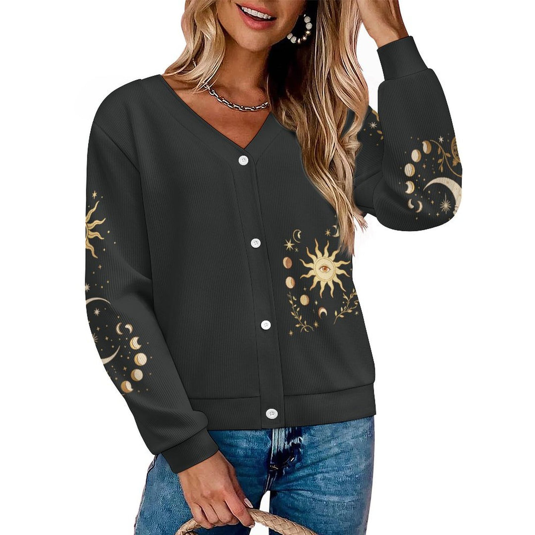 Sun Moon Star Print - Women&