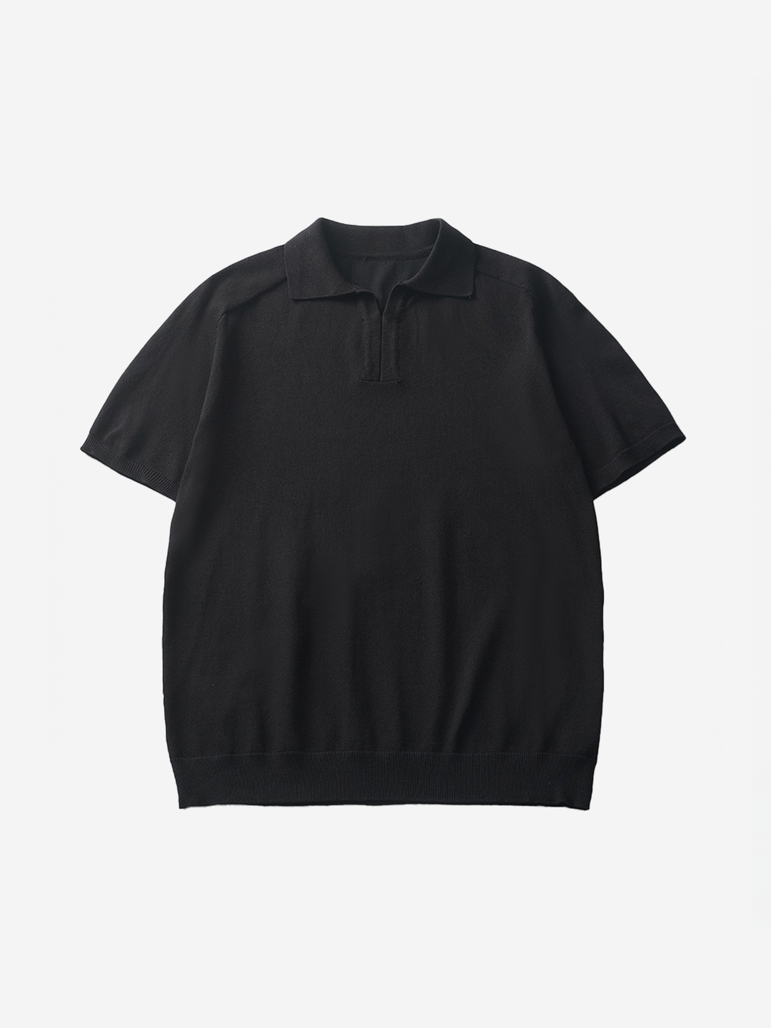 Knitted short-sleeved POLO shirt men&