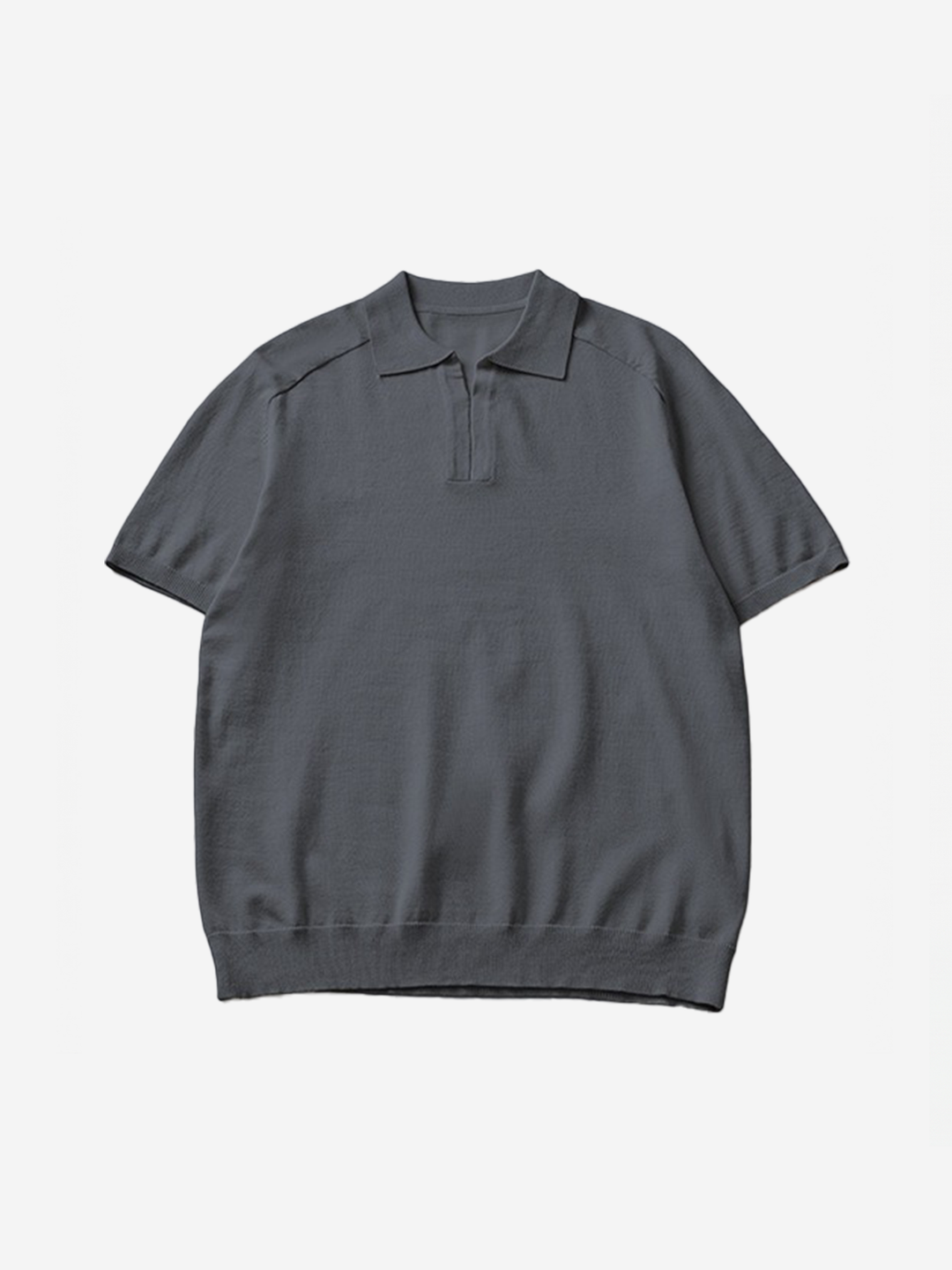 Knitted short-sleeved POLO shirt men&