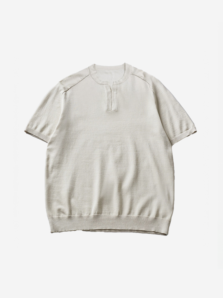 Knitted short-sleeved POLO shirt men&