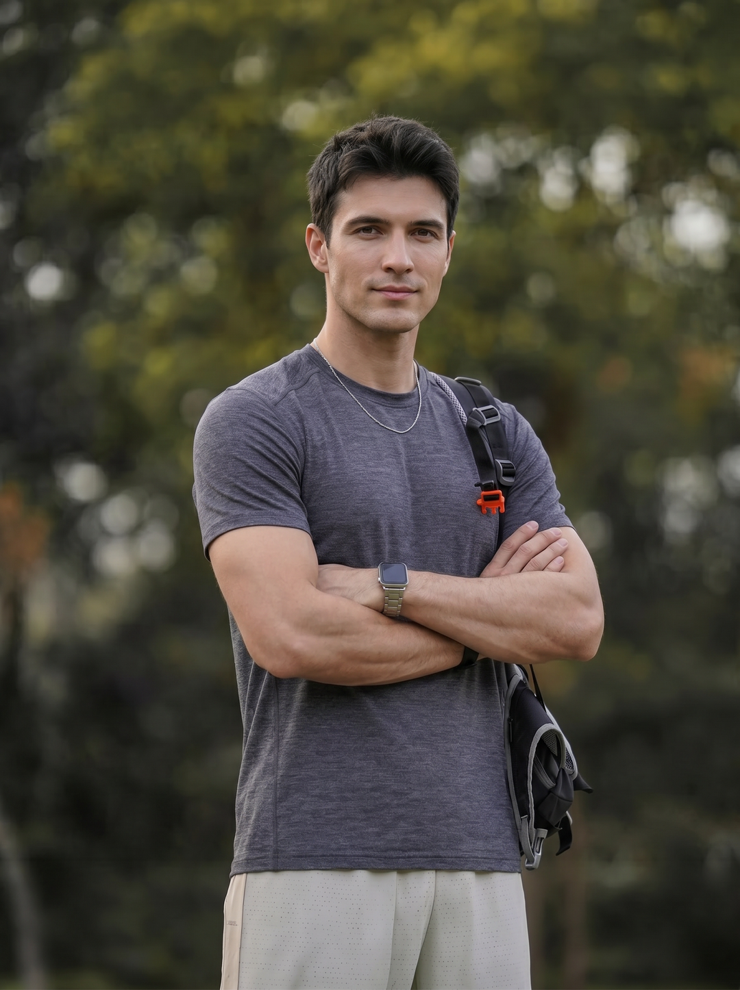 T-shirt de sport pour homme en laine mérinos à séchage rapide - Randonnée, course, respirant