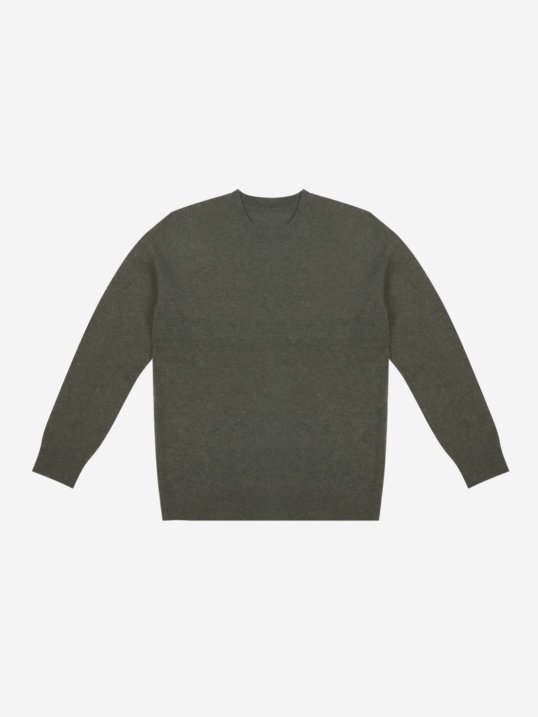 Men Premium Wool Cashmere Blend Classic Crewneck Sweater Luxury Lightweight Knit Pullover