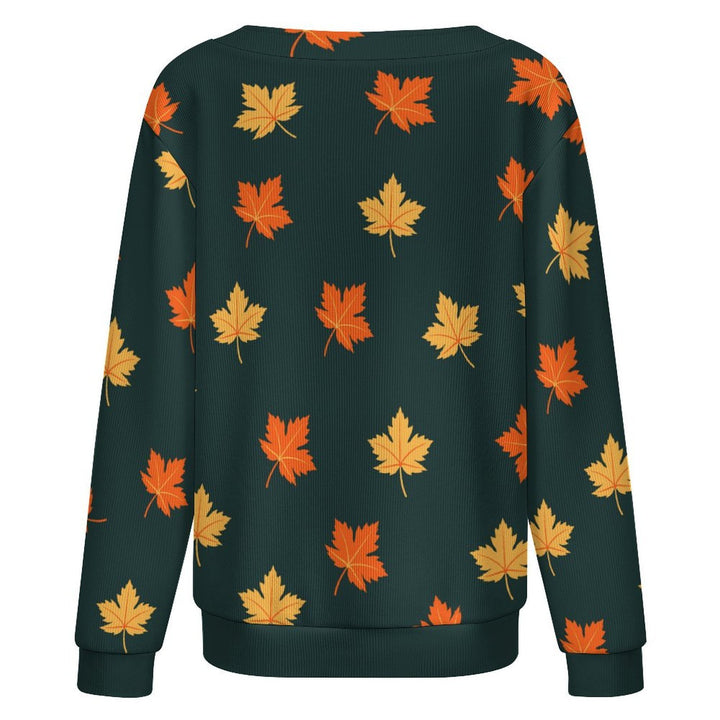 Maple Leaf Print - Women&