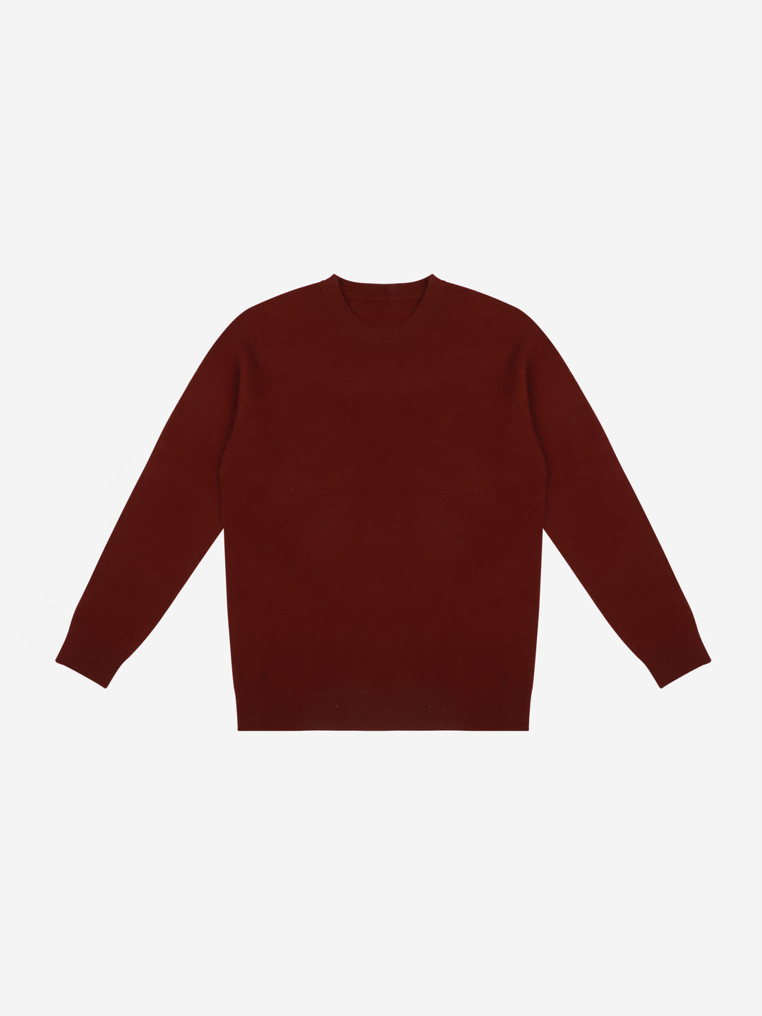 Men Premium Wool Cashmere Blend Classic Crewneck Sweater Luxury Lightweight Knit Pullover
