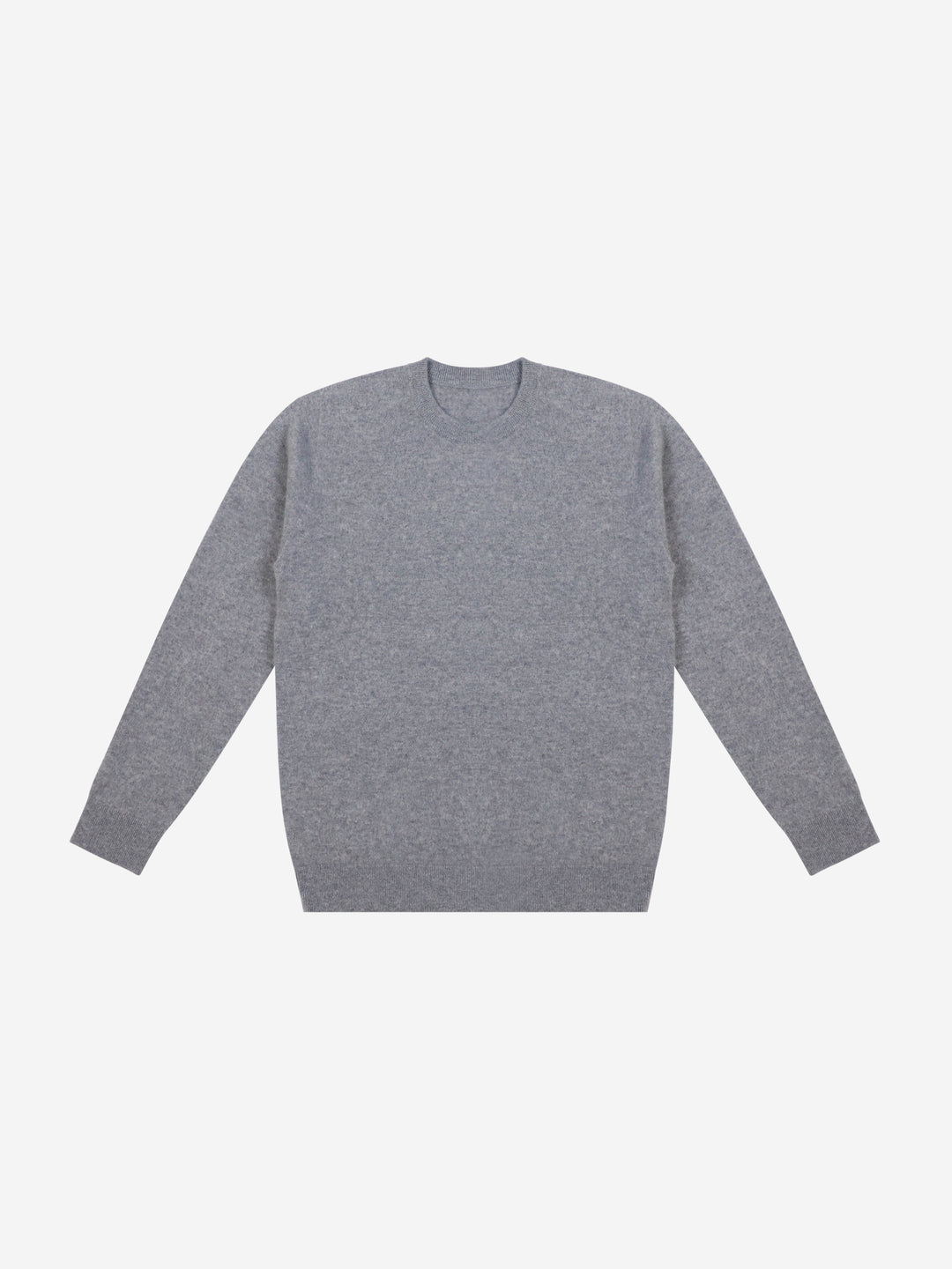 Men Premium Wool Cashmere Blend Classic Crewneck Sweater Luxury Lightweight Knit Pullover