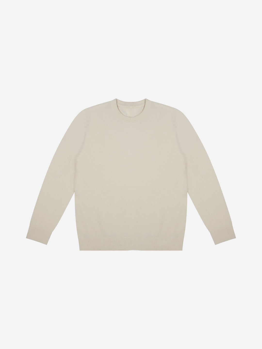 Men Premium Wool Cashmere Blend Classic Crewneck Sweater Luxury Lightweight Knit Pullover