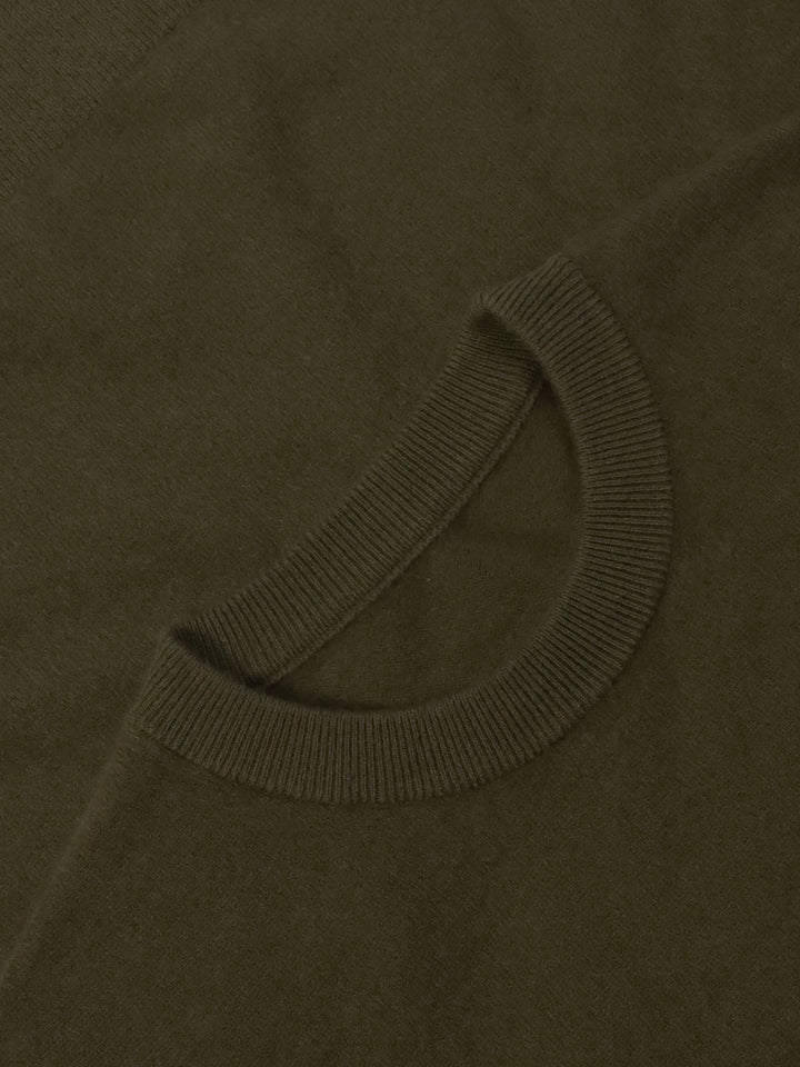Men Premium Wool Cashmere Blend Classic Crewneck Sweater Luxury Lightweight Knit Pullover