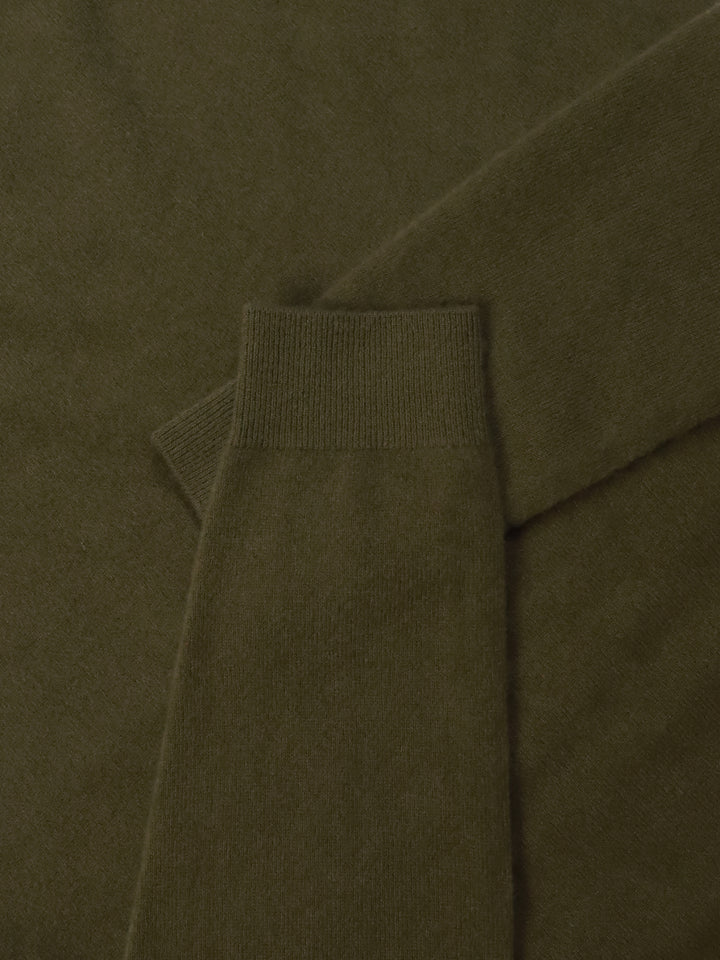 Men Premium Wool Cashmere Blend Classic Crewneck Sweater Luxury Lightweight Knit Pullover