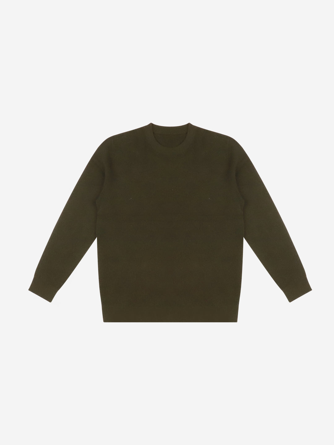 Men Premium Wool Cashmere Blend Classic Crewneck Sweater Luxury Lightweight Knit Pullover