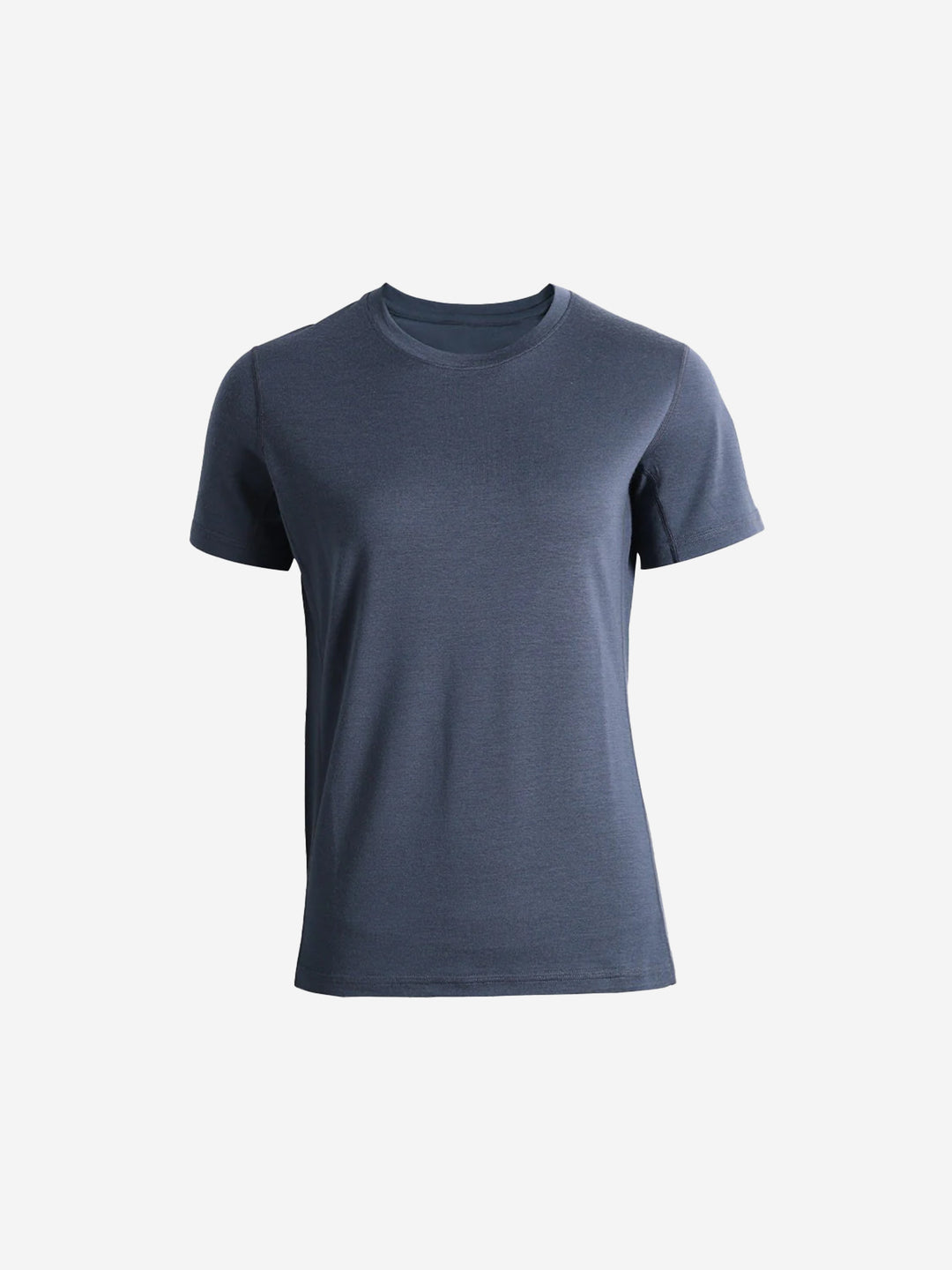 Damen Merino Wolle Schnelltrocknendes Kurzarm Sport T-Shirt Schmal Geschnitten Lauf- und Fitness-Top