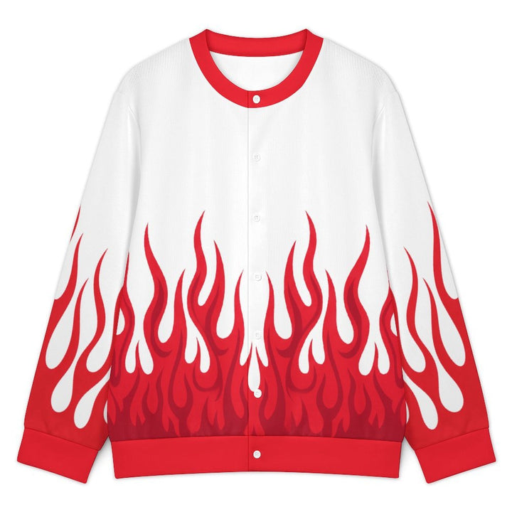 Red Flame Print - Men&