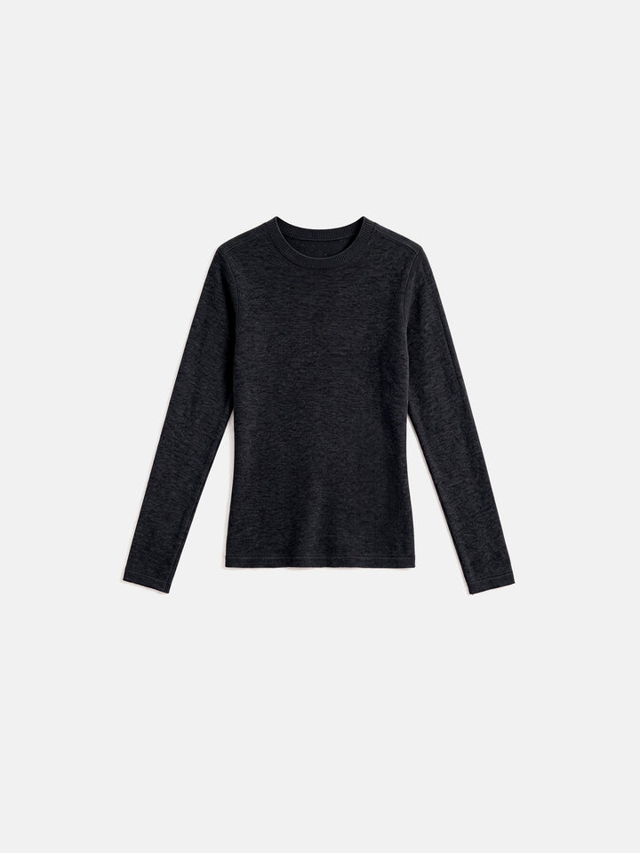 Seamless Cashmere Base Layer Knit for Women