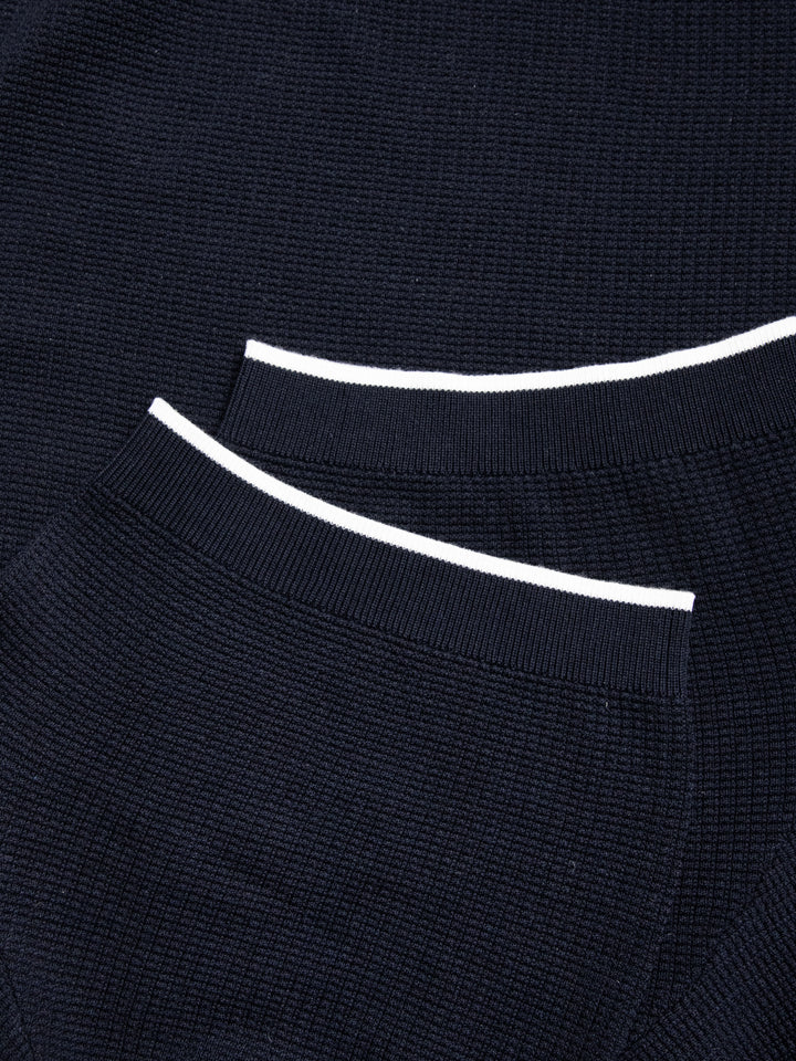 Premium Lyocell Silk Blend Knit T-Shirt Luxury Layered Henley V Neck Summer Knitwear for Men