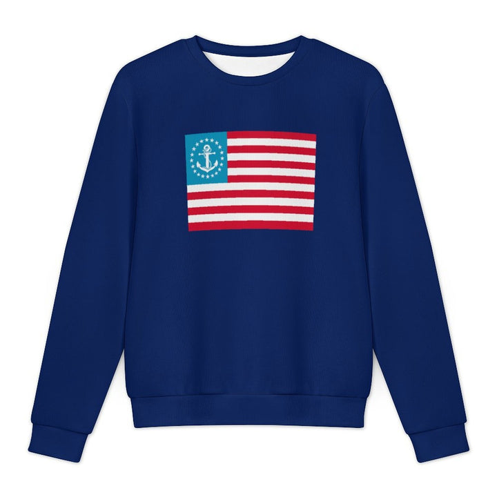 Navy Anchor Allover Print - Men&