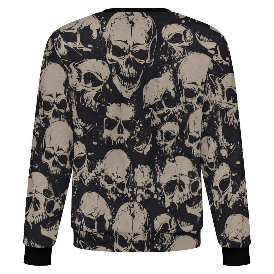 Grunge Skull Allover Print - Men&