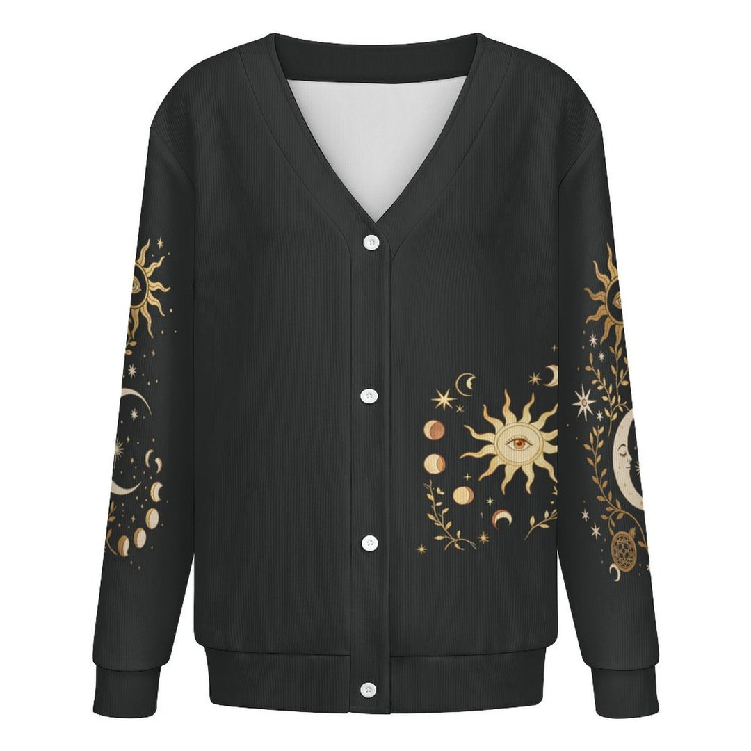 Sun Moon Star Print - Women&