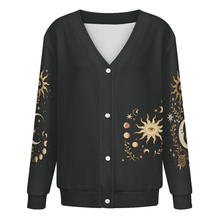 Sun Moon Star Print - Women&
