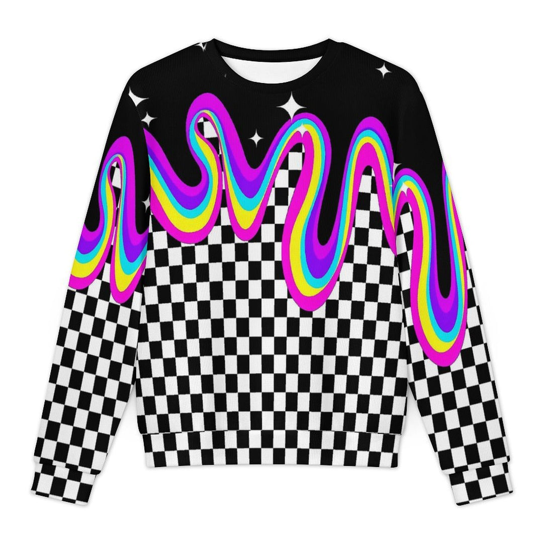 Checker Wave Allover Print - Men&