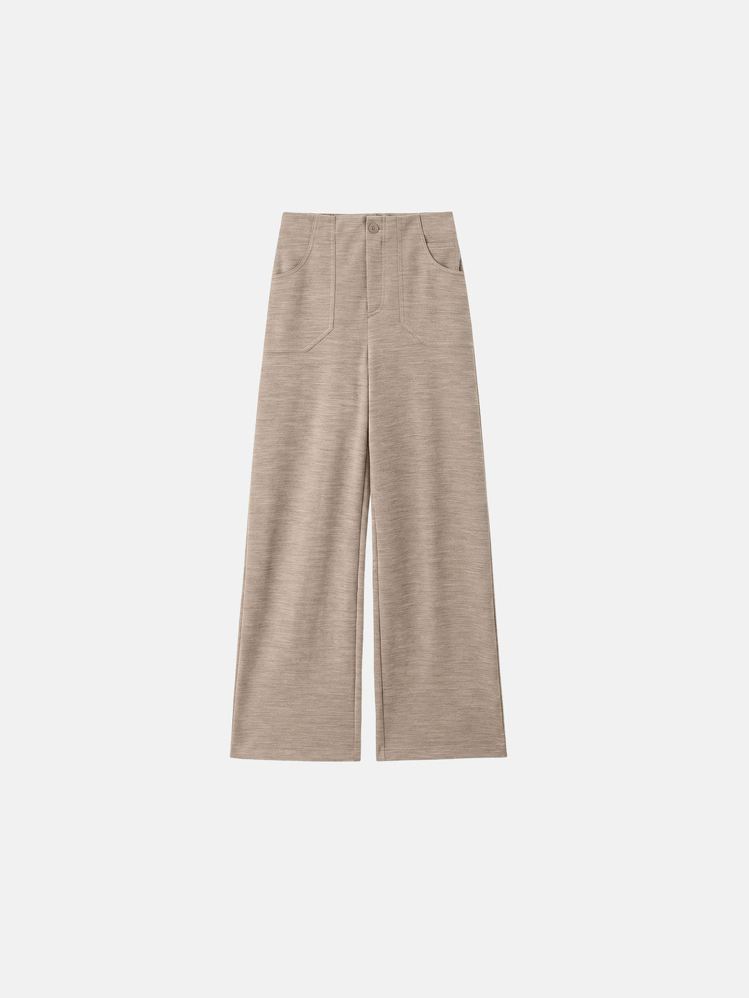 100% Wool Straight Leg Pants - Machine Washable