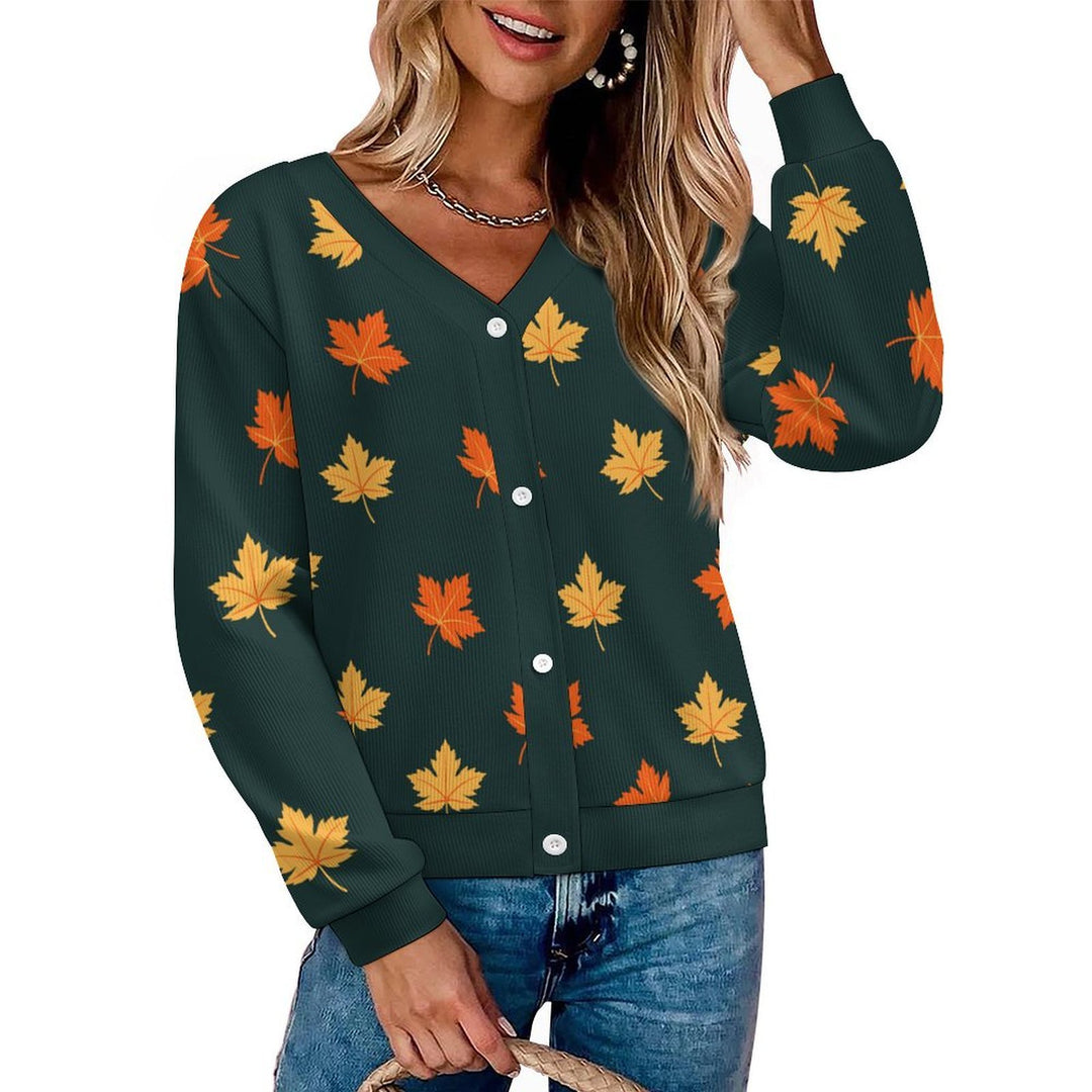 Maple Leaf Print - Women&