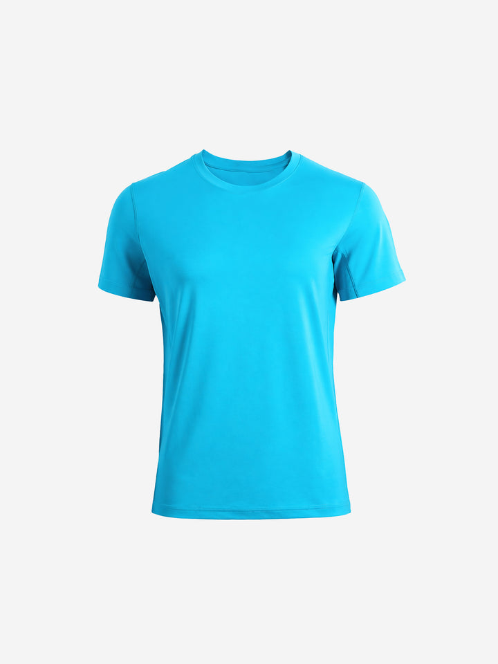 Damen Merino Wolle Schnelltrocknendes Kurzarm Sport T-Shirt Schmal Geschnitten Lauf- und Fitness-Top