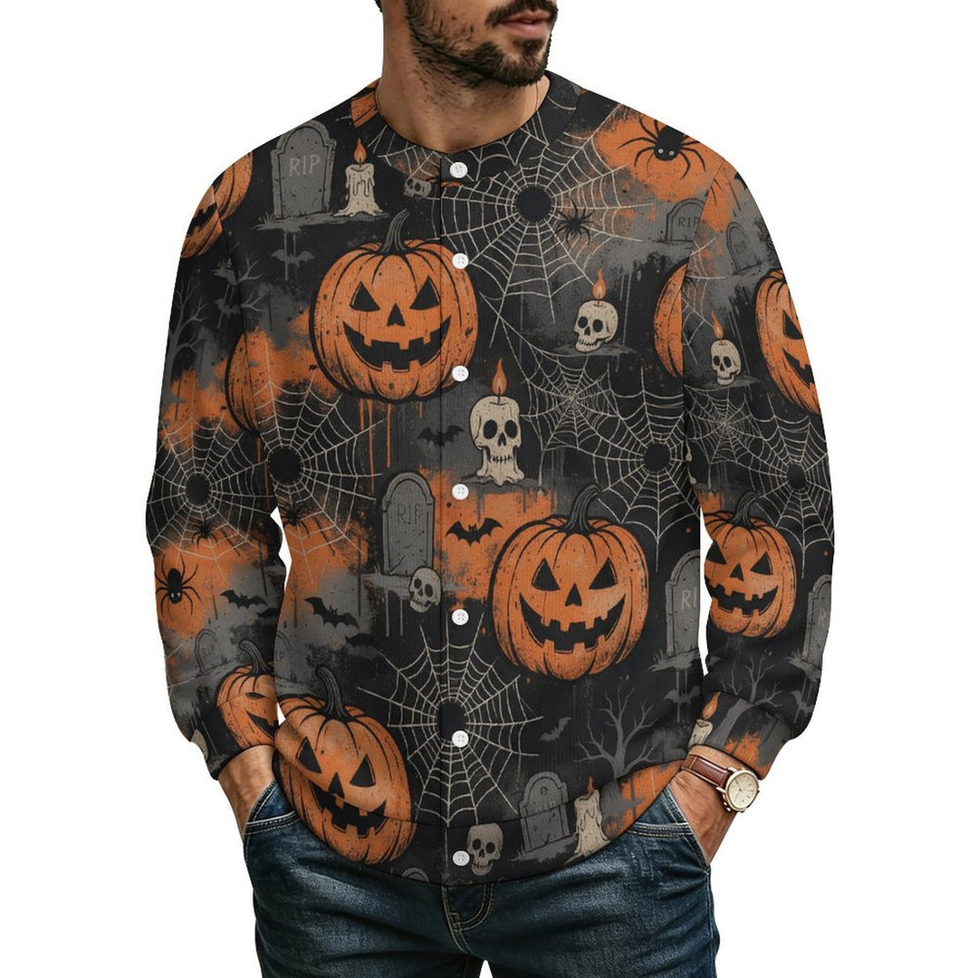 Pumpkin Skull Spider - Men&