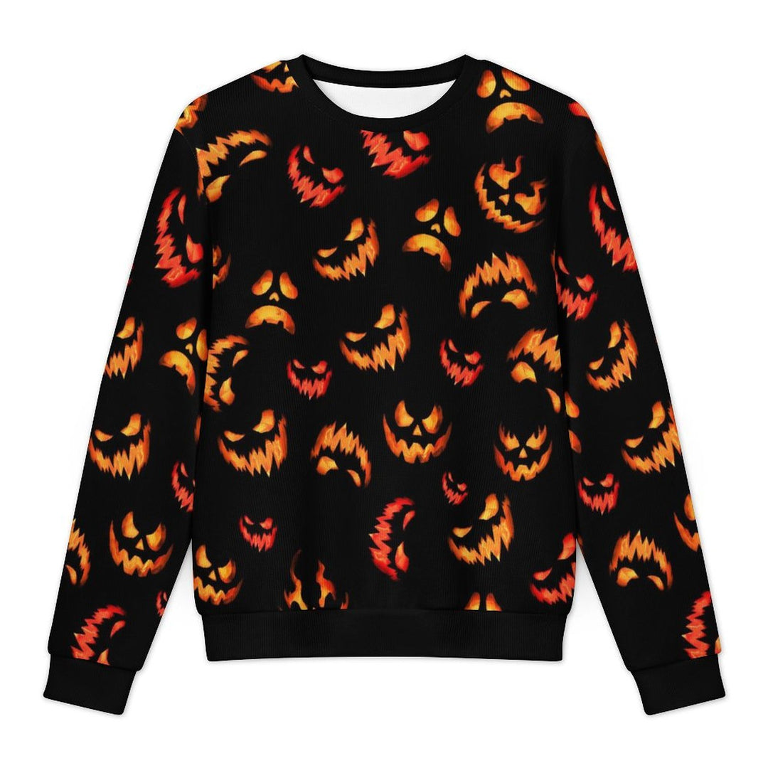 Pumpkin Face Print - Men&