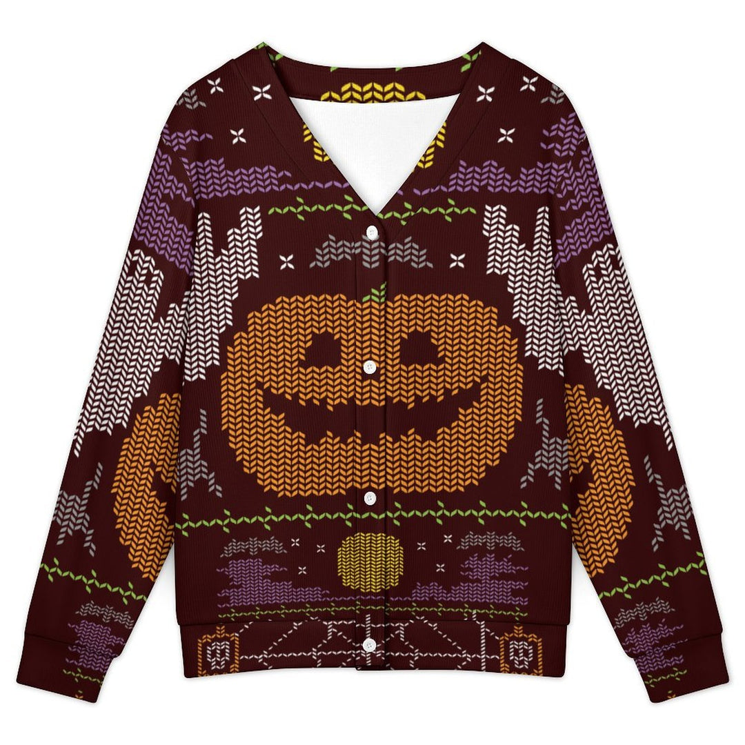 Pumpkin Ghost Bat Moon - Women&