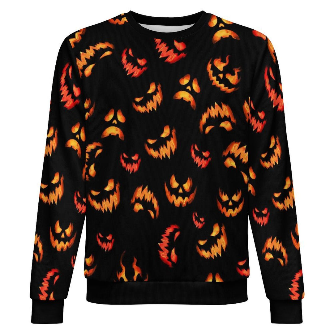 Pumpkin Face Print - Men&