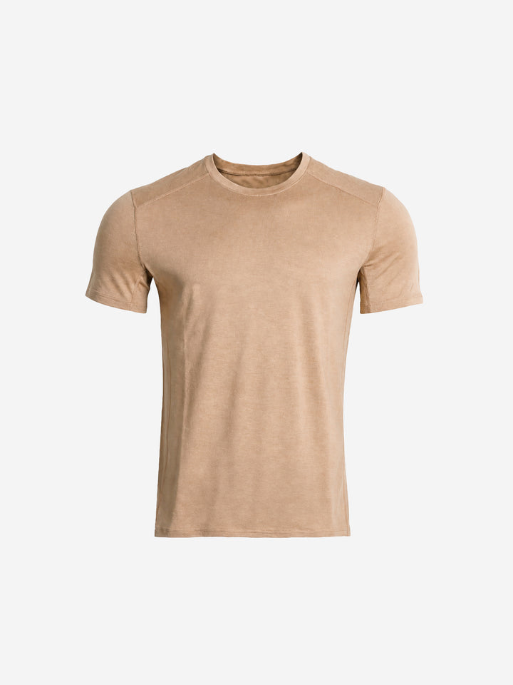 T-shirt de sport pour homme en laine mérinos à séchage rapide - Randonnée, course, respirant