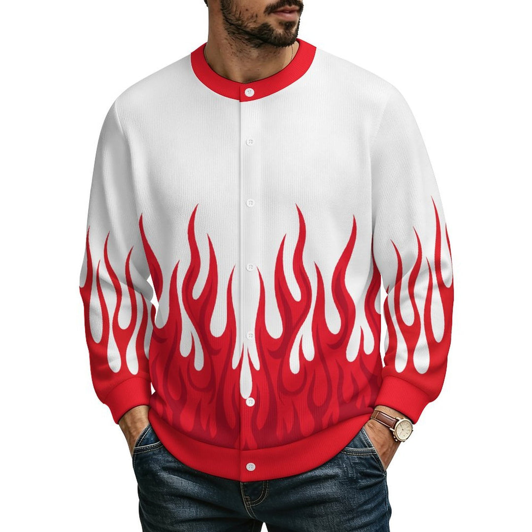 Red Flame Print - Men&