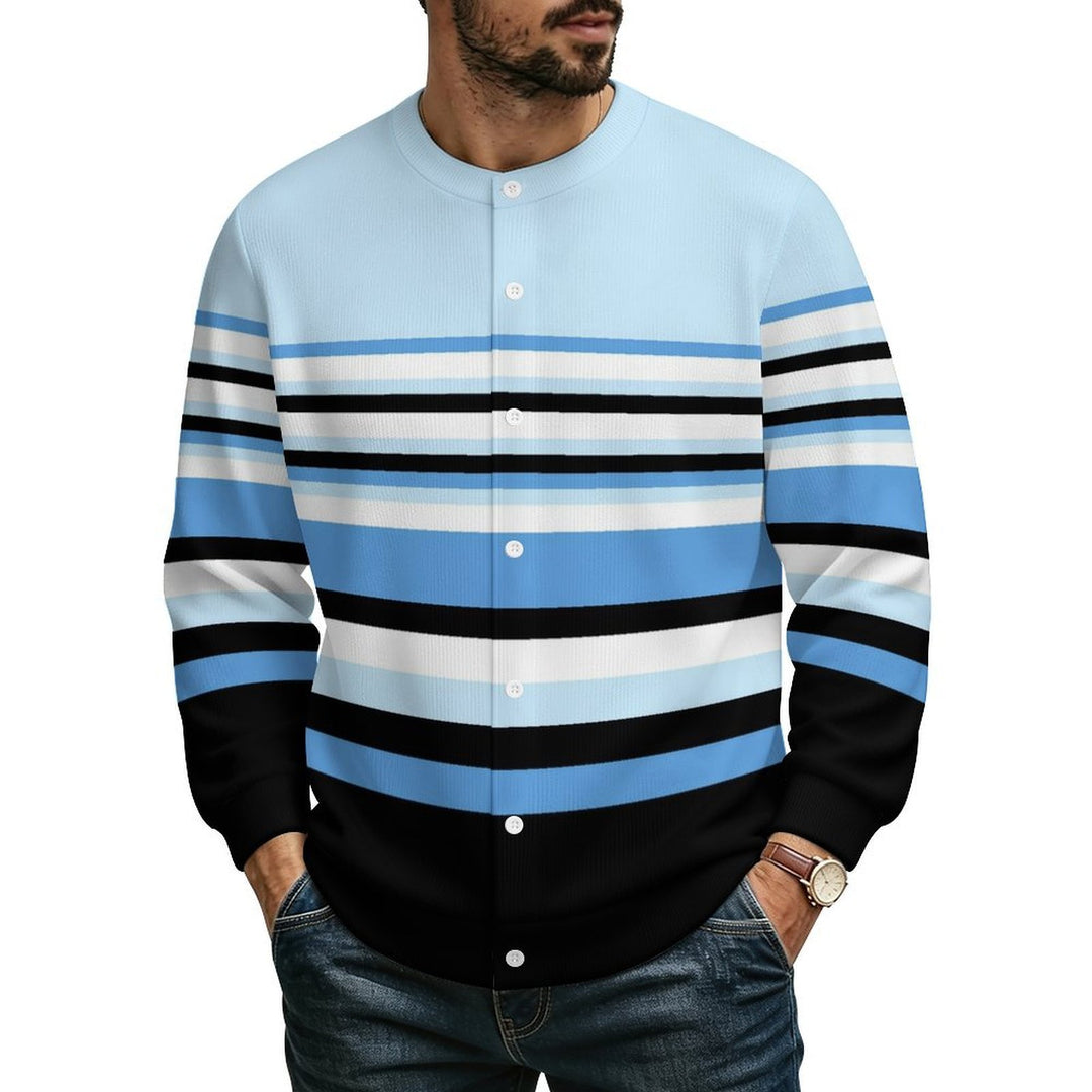 Blue Black Stripe - Men&