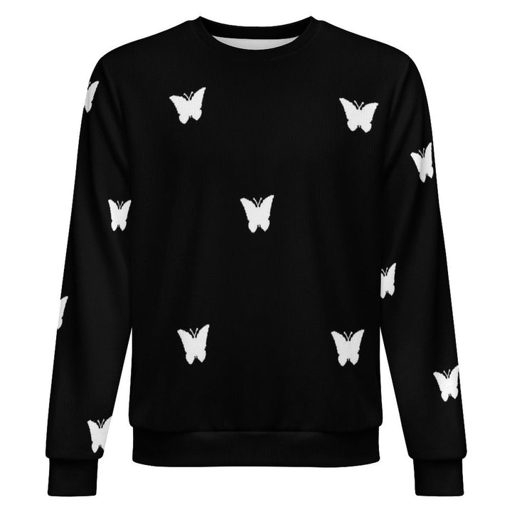 White Butterfly Print - Men&