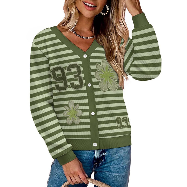 Stripe Flower Number - Women&