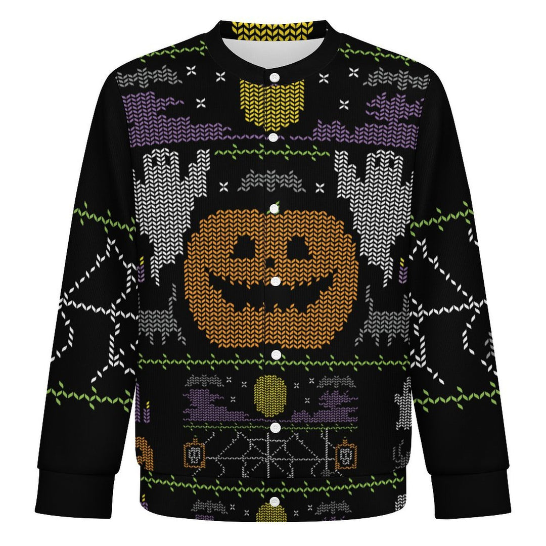 Spooky Pumpkin Ghost Bat - Men&