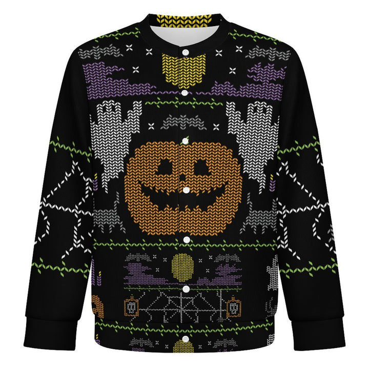 Spooky Pumpkin Ghost Bat - Men&