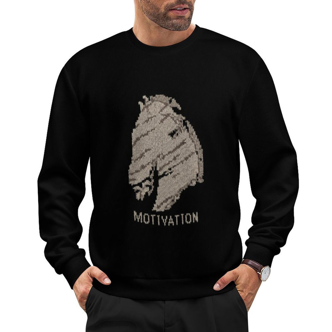 Horse Text Print - Men&