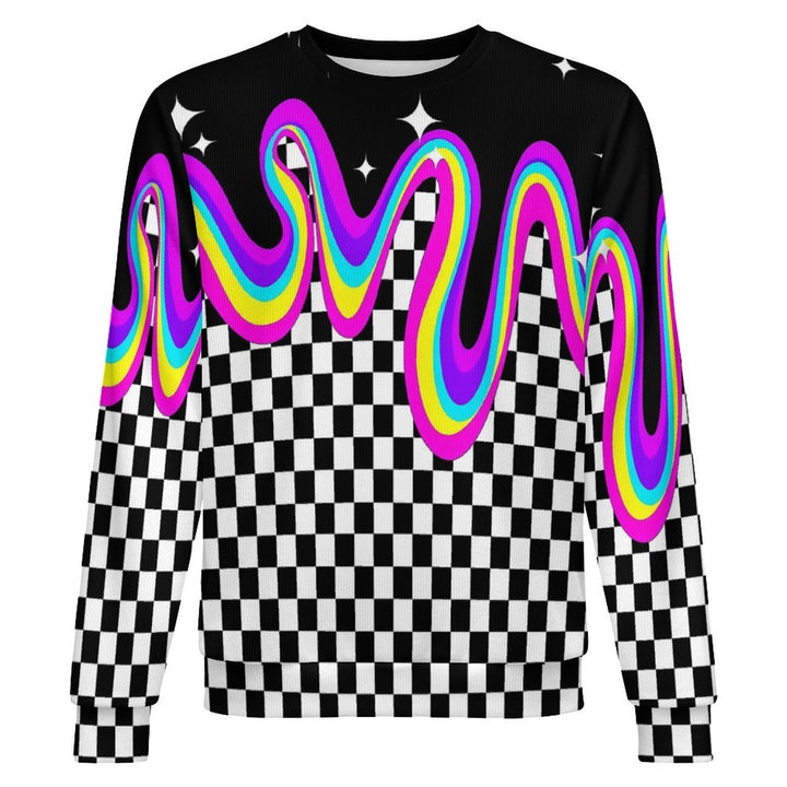 Checker Wave Allover Print - Men&